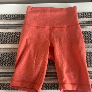 Orange Coral Biker Short Size 2